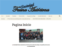 Tablet Screenshot of faunaautoctona.com